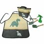 Sch�rze f�r Kinder Dino-Motiv inkl. Gartenwerkzeug 6-tlg. G�rtner-Set