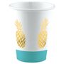 Ananas Becher Hello Summer Beach Party 8 St�ck Tisch-Deko 