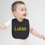 Unisex Baby L�tzchen mit Wunschname personalisiert Geschenk zur Geburt