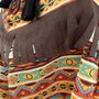 Indianer Kost�m f�r Kinder Onesize Poncho gemustert