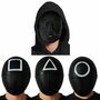 Tintenfisch-Spiel Korean Game Maske Spielleiter Quadrat Dreieck Kreis 