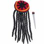 Rasta Per�cke Dreadlocks mit Strickm�tze Bob inkl. Fake-Joint
