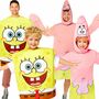 Seestern Patrick Kost�m aus Spongebob Schwammkopf f�r Herren