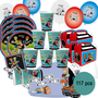 XXL Die drei ??? Kids Party-Set Kindergeburtstag f�r 8 Kinder, 117-tlg.