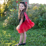 Marienk�fer Kost�m-Set Fl�gel Haarreif & Rock f�r Kinder