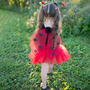 Marienk�fer Kost�m-Set Fl�gel Haarreif & Rock f�r Kinder