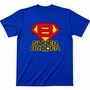 Super Bruder T-Shirt Blau Lustiges Geschenk f�r Herren Geburtstag
