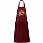 Grillsch�rze rot mit Spruch Papa grillt Geschenk
