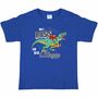 T-Rex T-Shirt blau Schulanfang Mit Biss in die 1. Klasse