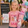 Einhorn Kinder T-Shirt rosa Schulanfang Bye Bye Kindergarten Schule