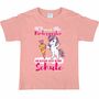 Einhorn T-Shirt Wirbelwind rosa Schulanfang ich glitzer in der Schule