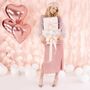 Herz Folienballon Rose Gold 45 cm Hochzeit Valentinstag Liebe Party-Deko