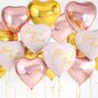 Herz Folienballon Rose Gold 45 cm Hochzeit Valentinstag Liebe Party-Deko