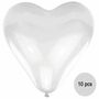 Herz Luftballons wei�  40,6 cm 10 St�ck Ballon Hochzeit Verlobung Valentinstag