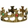 Krone K�nigskrone gold f�r Erwachsene KW 60 cm Kost�m-Zubeh�r