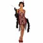 Charleston Kost�m Deluxe Mrs. Gatsby 20er Jahre Kleid rot mit Haarband f�r Damen