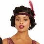 Charleston Kost�m Deluxe Mrs. Gatsby 20er Jahre Kleid rot mit Haarband f�r Damen