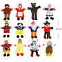 Hochwertige M�rchen Fingerpuppen 12 St�ck f�r Kasperletheater 13 cm f�r Kinder Spielzeug