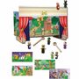 Magnetisches Holz-Puppentheater mit 15 Figuren und 4 M�rchen 