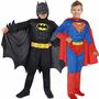 Batman Kost�m schwarz mit Muskeln f�r Kinder