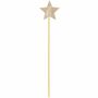 Zauberstab gold 36 cm lang mit Glitzer-Stern Spielzeug f�r Kinder