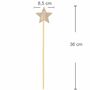Zauberstab gold 36 cm lang mit Glitzer-Stern Spielzeug f�r Kinder