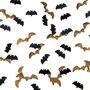 Konfetti Flederm�use Halloween Schwarz & Gold 15 g Tischdeko Halloween-Party
