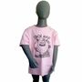Kinder T-Shirt Rosa mit Spruch & Tier-Motiv Tach auch Da bin ich wieder 