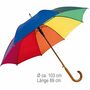 Stockschirm Regenbogenfarben  103 cm 89 cm lang Automatik CSD Pride Love 