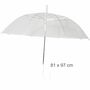 Durchsichtiger Regenschirm transparent Festival Hochzeit  97cm mit Automatik 