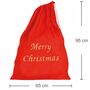 XXL Weihnachtsmannsack rot 65 x 95 cm Merry Christmas Geschenke
