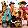 Fotobox Kost�m-Zubeh�r 23-tlg. - Party-Spa� f�r Hochzeit, Geburtstag & JGA