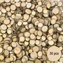 Holzscheiben klein Baumscheiben 30 St�ck 2-4,5 cm Deko Hochzeit