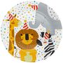 Teller Safari Party Wilde Tiere Afrika 8 St�ck �23 cm Kindergeburtstag Tisch-Deko 
