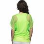 Netzshirt neon-gr�n mit Top 90er Jahre Kost�m f�r Damen
