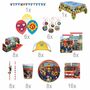 XXL Feuerwehrmann Sam Party-Set Kindergeburtstag 78-tlg. Party-Deko