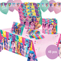 XXL My Little Pony Party-Set Kindergeburtstag 48-tlg. Party-Deko