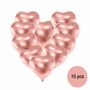 Herz Folienballons Ros�gold 45 cm 10 St�ck Hochzeit Valentinstag Party-Deko