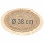 Untersetzer Platz-Set 38 cm aus Stroh Naturfarben Tisch-Deko