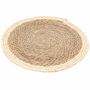 Untersetzer 4er Platz-Set 38 cm rund aus Stroh abwischbar Tisch-Deko