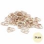 Holzherzen 24 St�ck Love klein 4 cm Holzscheiben Streudeko Hochzeit Tisch-Deko