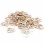 Holzherzen 24 St�ck Love klein 4 cm Holzscheiben Streudeko Hochzeit Tisch-Deko