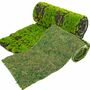 Tischl�ufer Moos-Optik 25 cm x 1 m Gras Wald Tisch-Deko DIY-Basteln