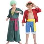 One Piece Kost�m Pirat Lorenor Zoro f�r Kinder