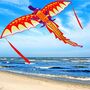 Drache Einleiner Phoenix ab 6 Jahre 4mm Fiberglas 191x102cm Flugdrache