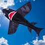 Drache Einleiner Hajo Hai Shark 3D  4mm Fiberglas 132x147cm Flugdrache