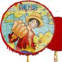 One Piece Pinata rund rot Manga Luffy 40 cm Party-Deko f�r Kinder