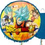 Dragon Ball Pinata rund 40 cm blau Manga Party-Deko f�r Kinder