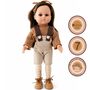 Spielpuppe Johanna 40 cm mit langen Haaren & Vinylk�rper