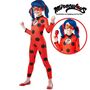 Miraculous Kost�m Ladybug Deluxe mit Tikki Marienk�fer Pl�schfigur f�r Kinder